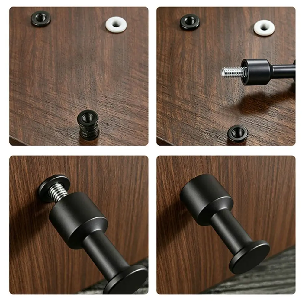 Metal Wall Pegboard Hook Punch Free Embedded Insert Nuts Wall Pegboard Organizer Space Saving Hanging Design