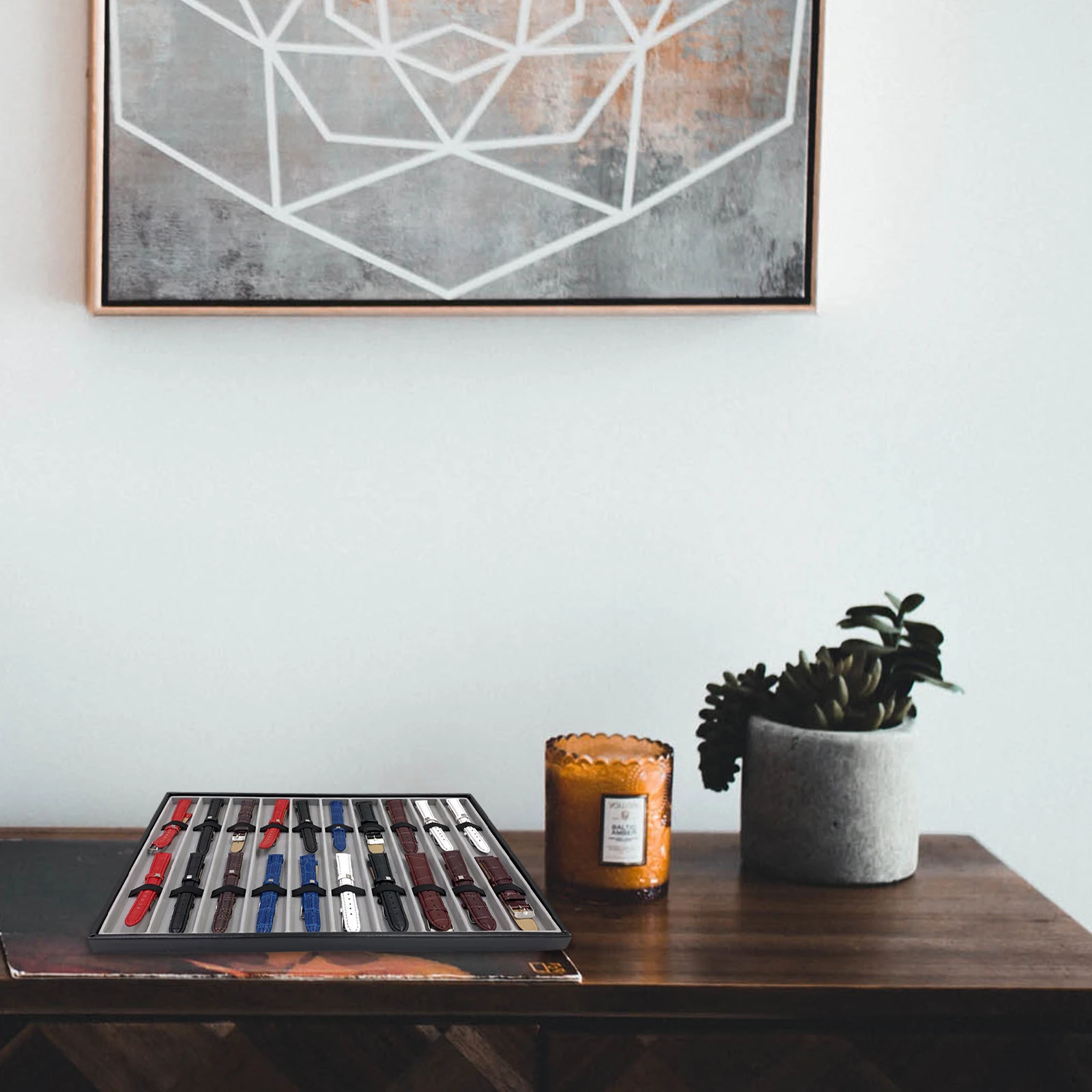 

Лоток для ремешка для часов Профессиональный прочный органайзер с отделением для хранения Дисплей Держатель для ремня Футляр для ювелирных изделий Держатель ремешка для часов