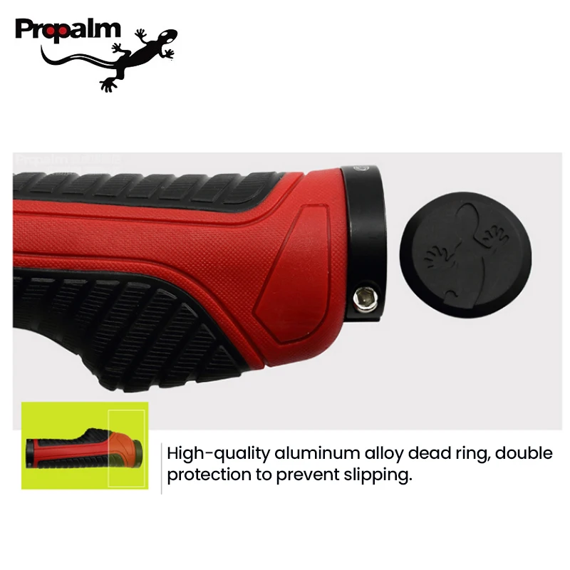 Propalm 1940EP MTB PU Grips Bicycle Lockable Handlebar Grip Cycling Two Side Lock Road Bike Anti-skid Shockproof Handle Grips