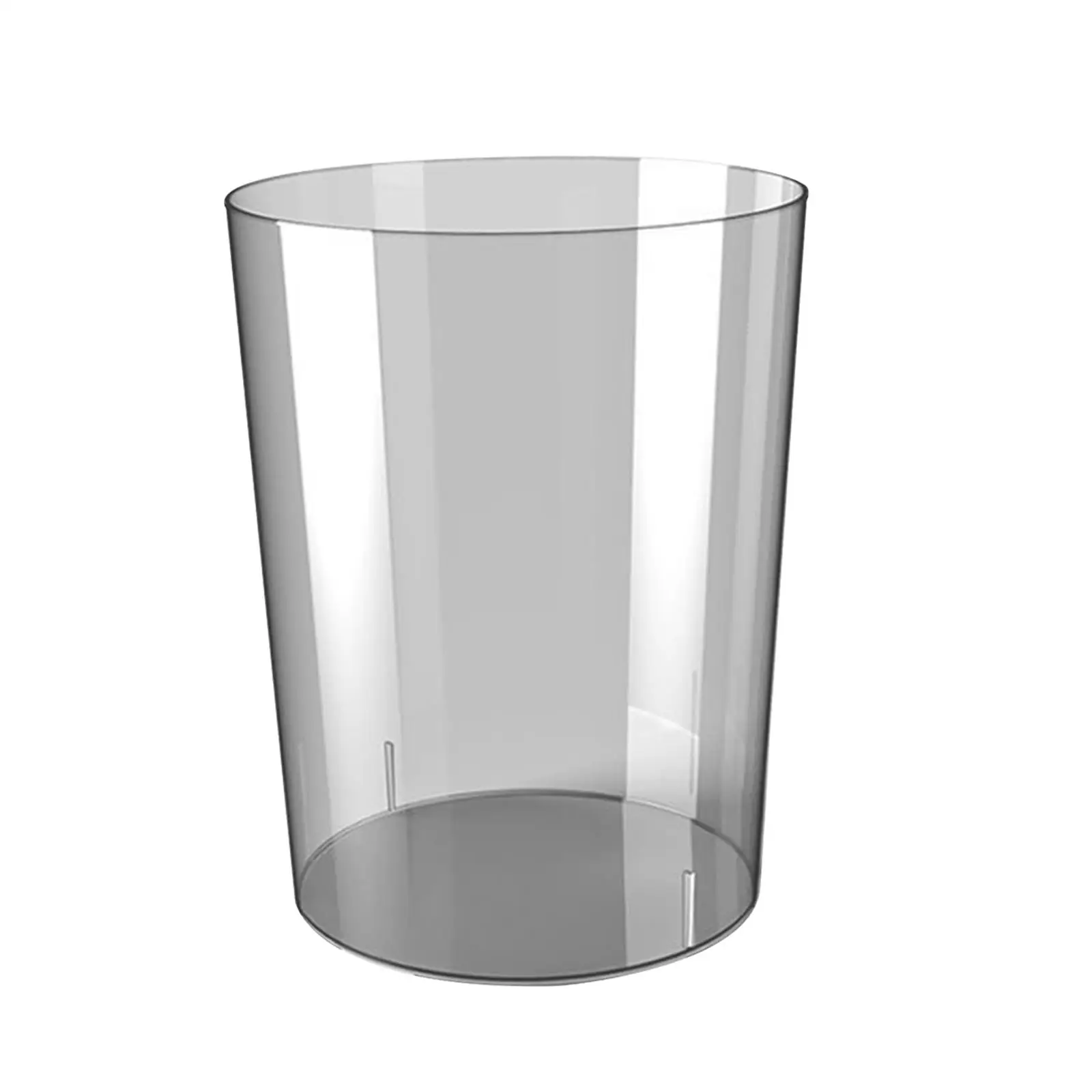 Wastebasket Clear Garbage Container for Bedroom Bathroom Dressing Table