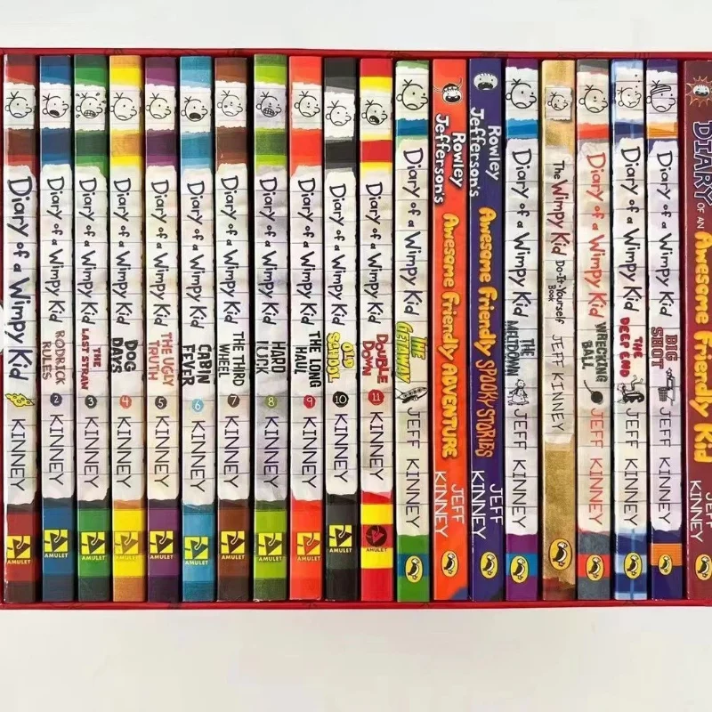 Diary of A Wimpy Kid 20 Volumes of English Novels  Book