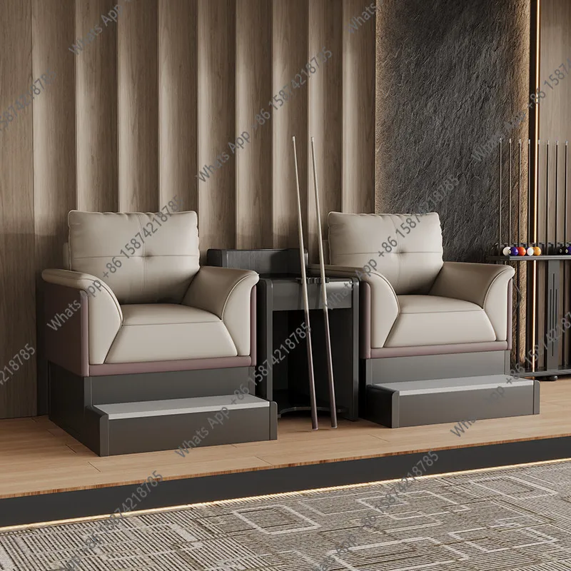 

High-end billiard hall room special ball viewing chair commercial billiard room box billiard sofa