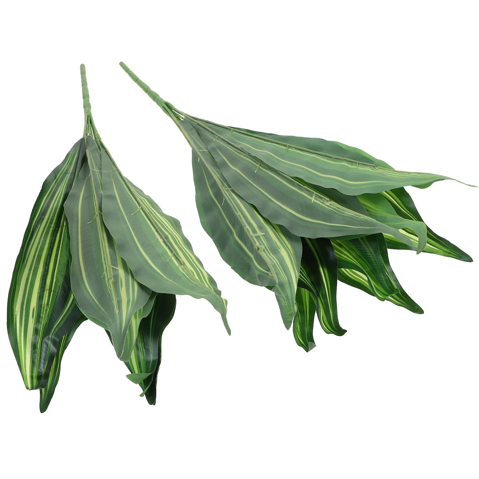 

2 Pcs Artificial Plants Outdoor Simulated Potted Greenery Bouquet for Indoor with Outdoors Snake