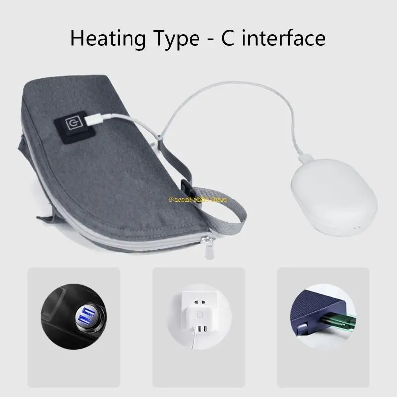 WXTD USB زجاجة الطفل دفئا المحمولة السفر جهاز حفظ حرارة الحليب الرضع زجاجة تستخدم في الرضاعة غطاء دافئ العزل ترموستات الاحترار #2