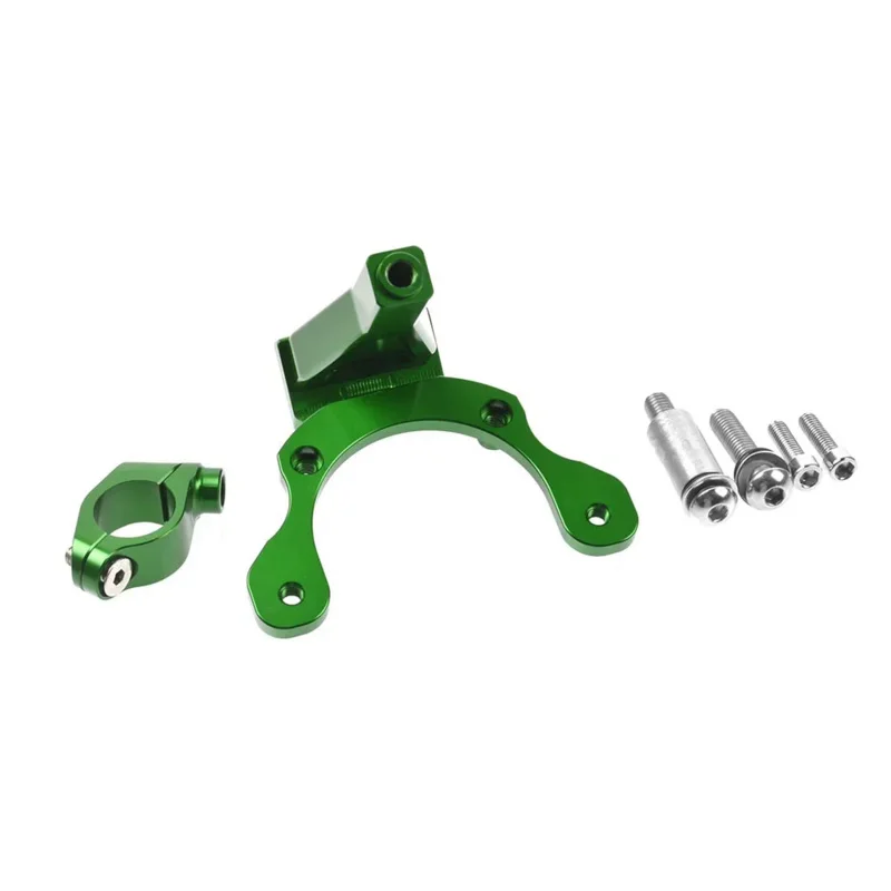 Fiber Carbon Steering Damper Stabilizer Motorcycle For Kawasaki Z900 Z 900 Dampers Mount Bracket Support Kit 2017 2021 2022 2023