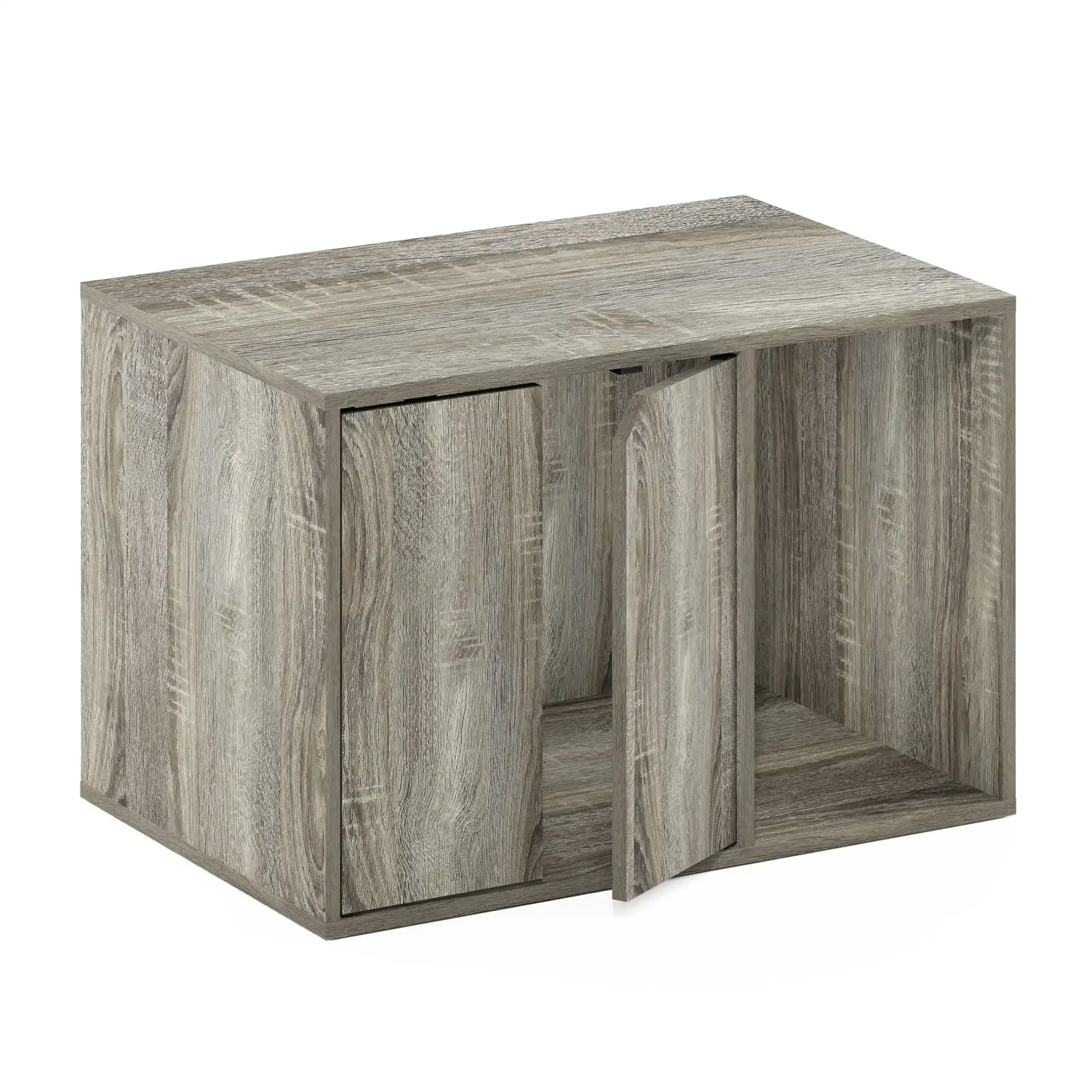

Small Litter Box Enclosure, French Oak Grey