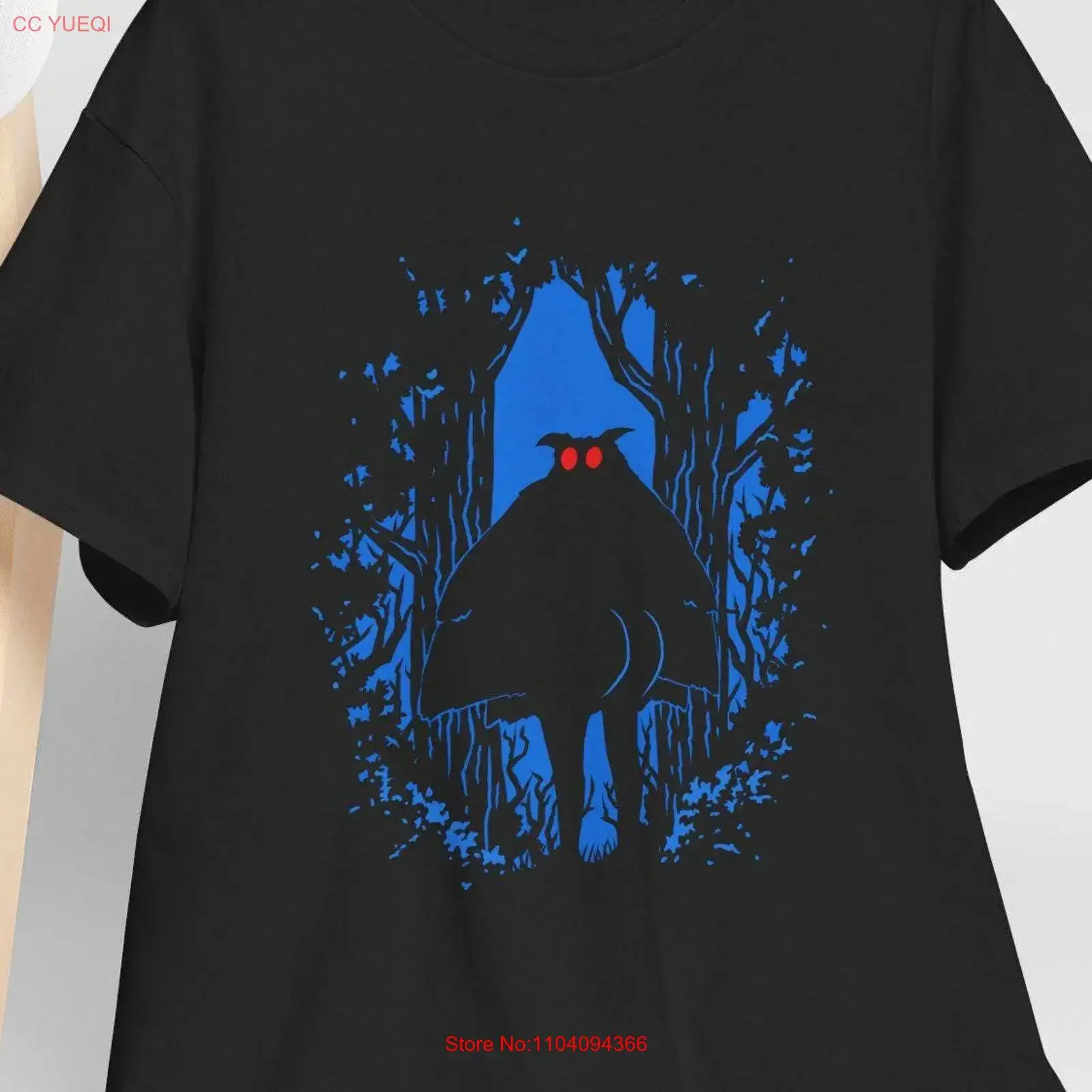 Mothman Booty funny cryptid horror T shirt vintage Washed Breathable fashion graphic Comfortable streetwear Slightly Stylish