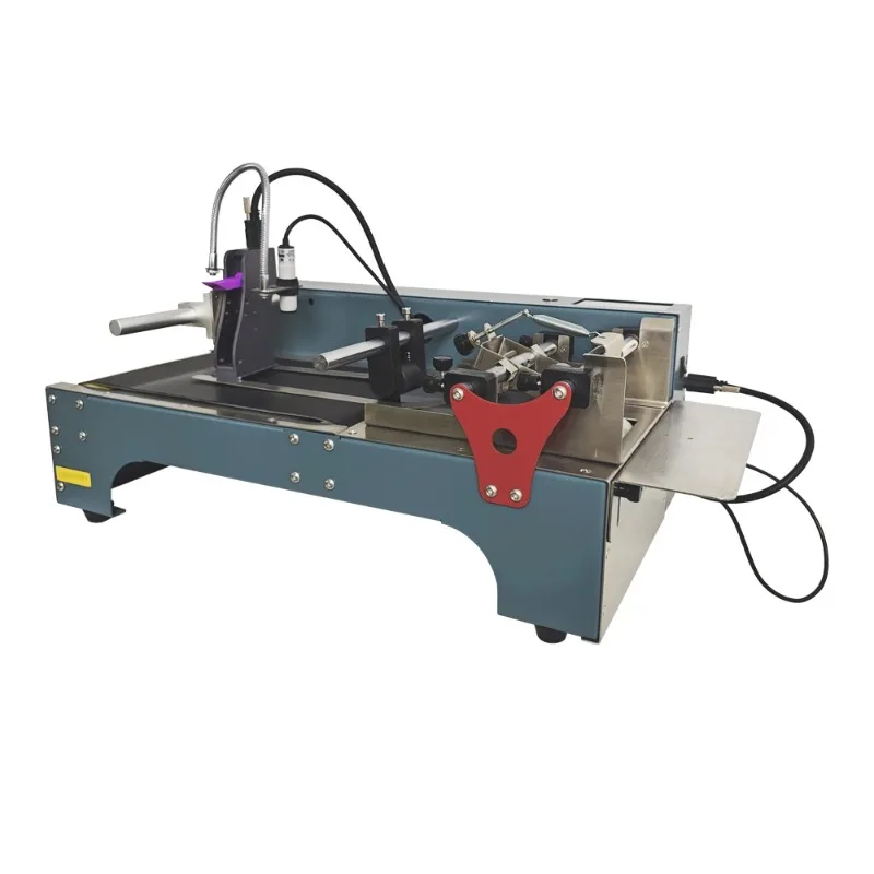 FP130 12.7mm Desktop Online TIJ Printer with Mini Conveyor Adjustable Speed Date Number Logo Coding and Touch Screen Interface
