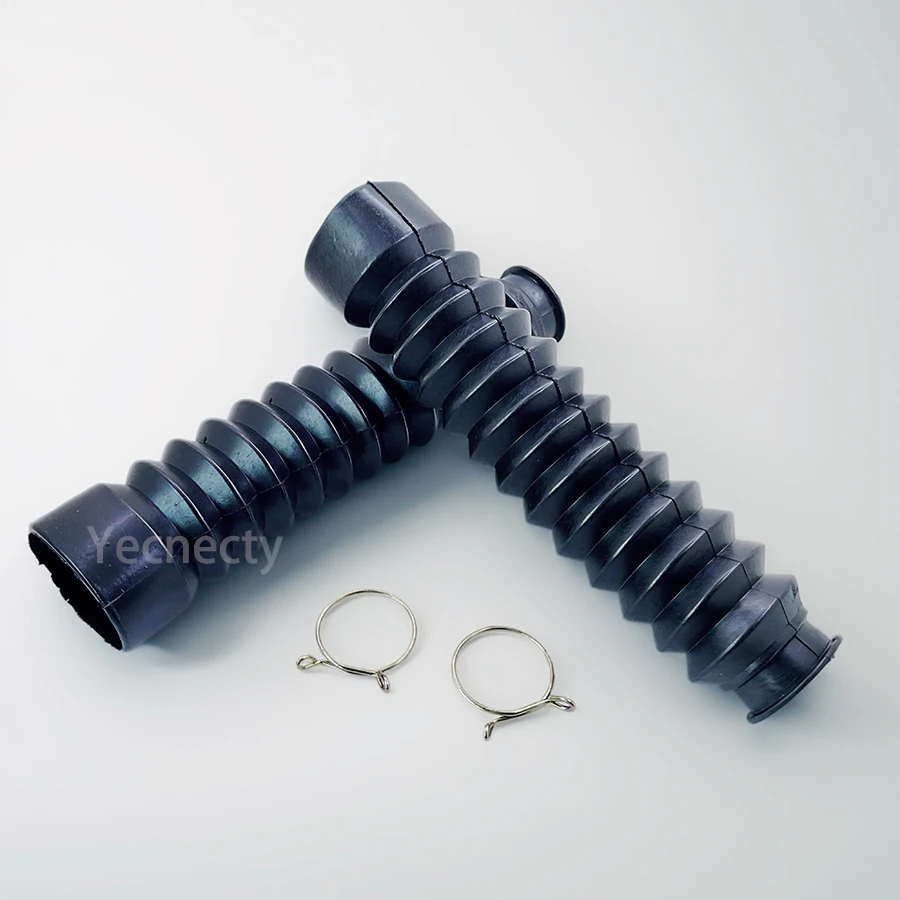 For Yamaha TW200 TW 225 Suzuki VV200 Motorcycle Front Shock Fork Rubber Gaiters Boots Gaitor Protection Cover Guards
