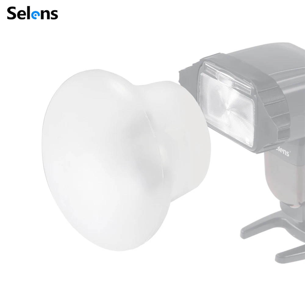Diffuser Lampu Silikon Magnetik Aksesori Flash Modular Bola Karet untuk Kamera Godox Canon Nikon Yongnuo Speedlite Sebagai MagMod