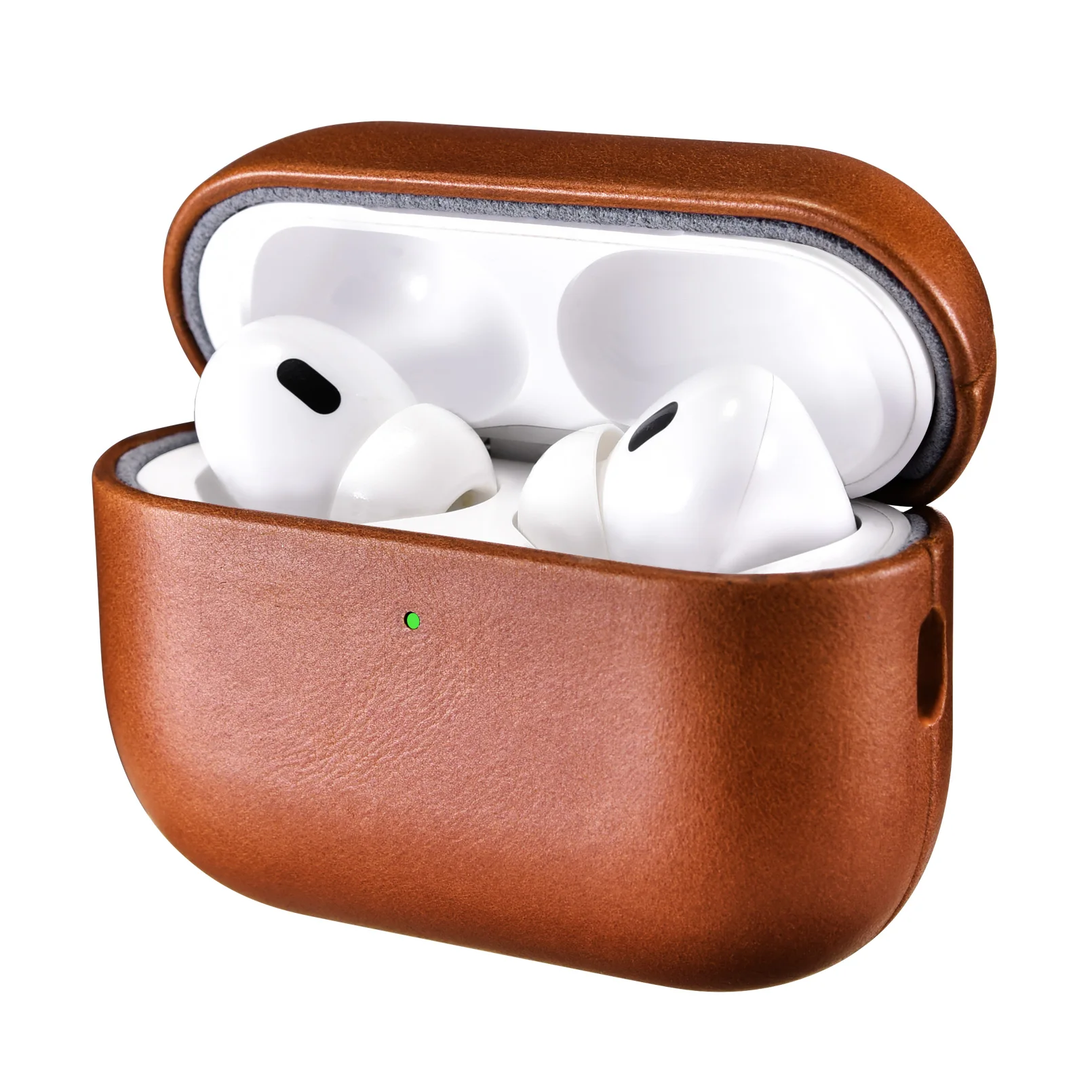 

Leather Case for AirPods Pro 3 (2025), Genuine Leather Shockproof Protective Cover for AirPods Pro 3 Earphones Charging Case