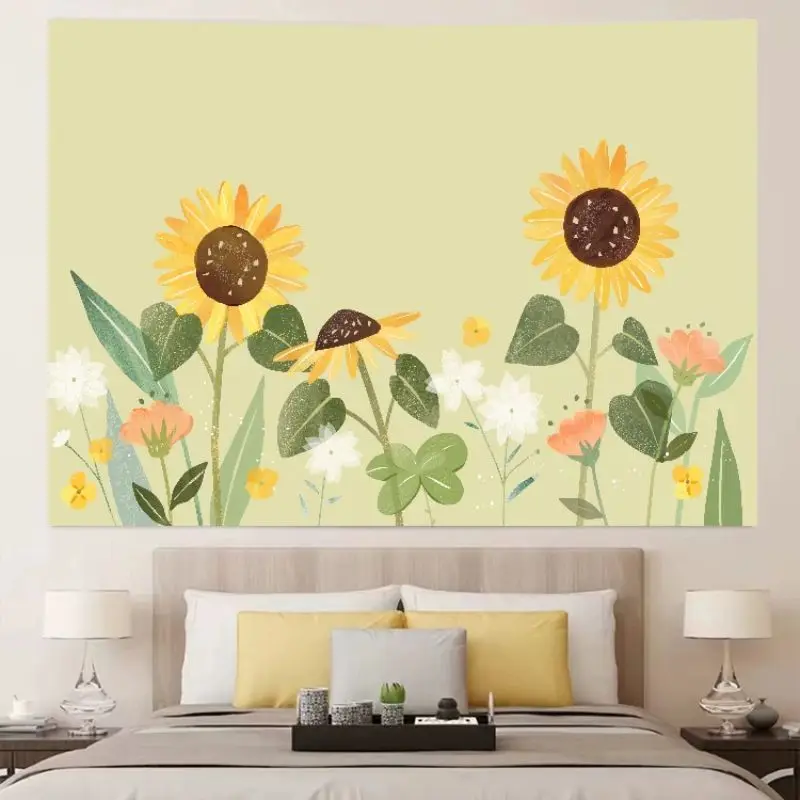 VIKAMA Lake Landscape Reflection Cozy Retro Tapestry Wall Hanging for Living Room Bedroom Dorm Aesthetic Boho Home Decor