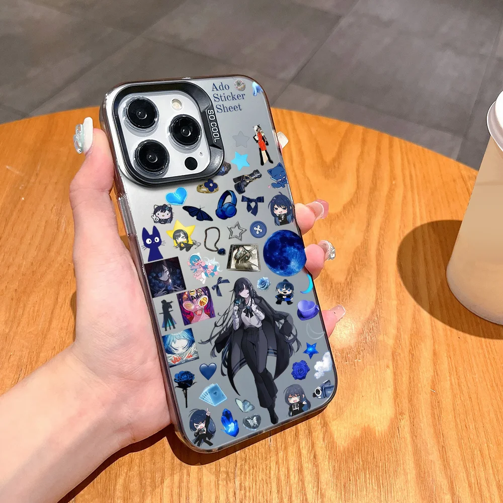 Funda de teléfono FUNDA para Samsung S25 S24 S23 A07 A17 A06 4G 5G cubierta protectora IMD Color cantante japonés A-Ado