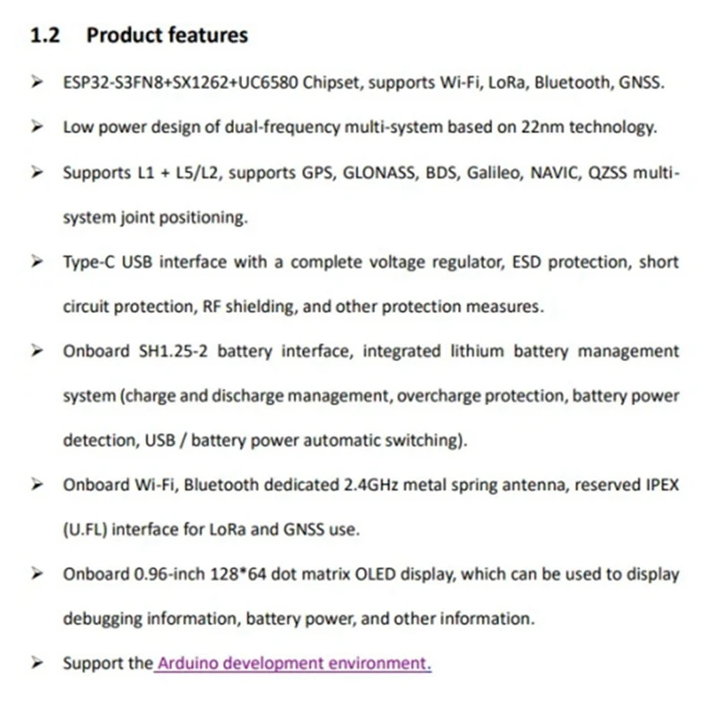 Lora Lorawan Asset Tracker ESP32+SX1262 Wi-Fi Bluetooth GPS L1/L5 Tracker For Vehicle Bike Kids Pet Car Tracker(B) Easy To Use