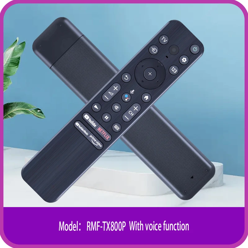 Remote Control  RMF-TX800P Compatible for Sony TV A80K/ X80K /X81K/ XR-77A80K /XR-65A95K /XR-75Z9K ** Controller accessories