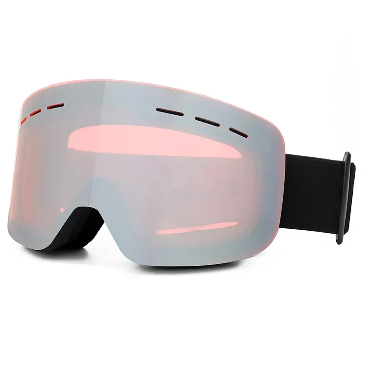 Benutzer definierte Logo Marke Ski brille Doppels ch ichten uv400 Anti-Fog große Ski maske Brille Skifahren Schnee Männer Frauen Snowboard brille