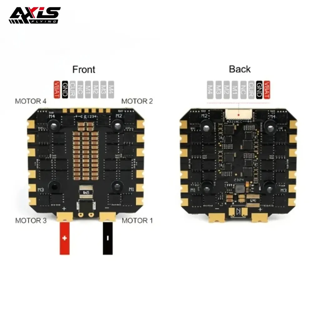 Axisflying ECO ESC 80A pile F405 contrôle de vol 8S entrée boîte noire 16 mo pour Freestyle course RC FPV Drone quadrirotor longue portée