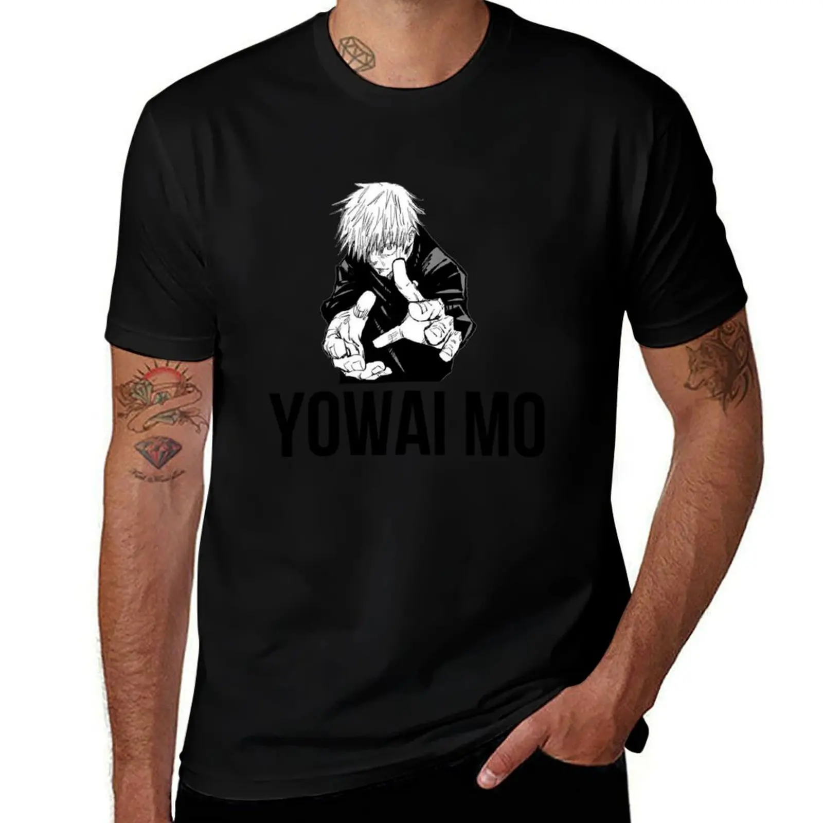 

yowai mo T-Shirt plus sizes heavyweights blanks oversized graphic tee men tshirt