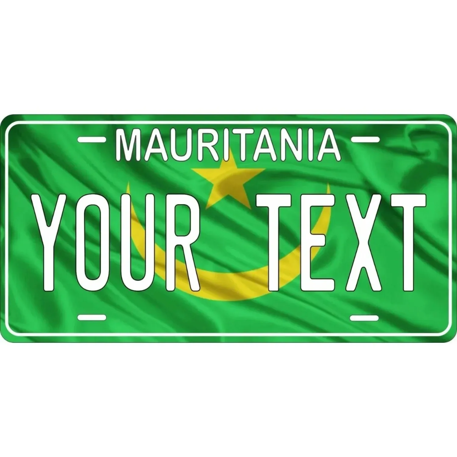

Декоративная табличка с флагом Мавритании на заказ, водонепроницаемая, пыленепроницаемая, для настенного крепления, украшение для дома