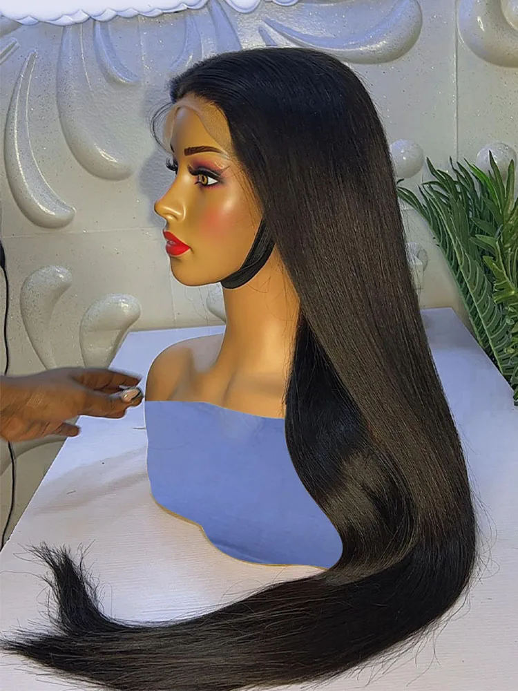 

Mossily 13x6 Прямые HD парики фронта шнурка Человеческие волосы 40 42 дюйма 13x4 Парик фронтальной части шнурка для женщин Бразильский прозрачный необработанный Remy