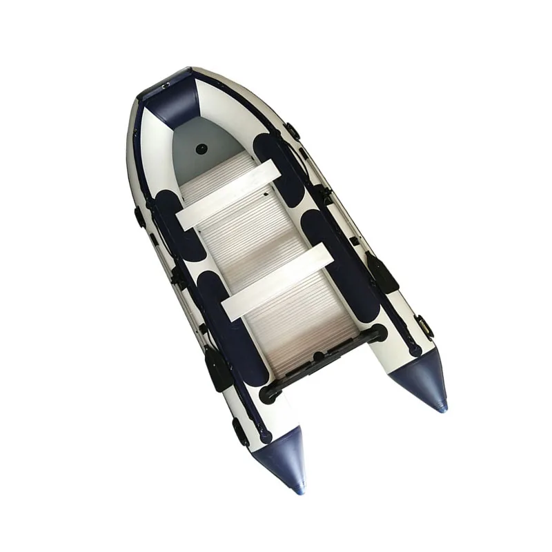 Thick PVC Inflatable Rubber Dinghy Multi-functional Motor Canoe For Rowing Fishing Drifting Water Rescue Outdoor Sports