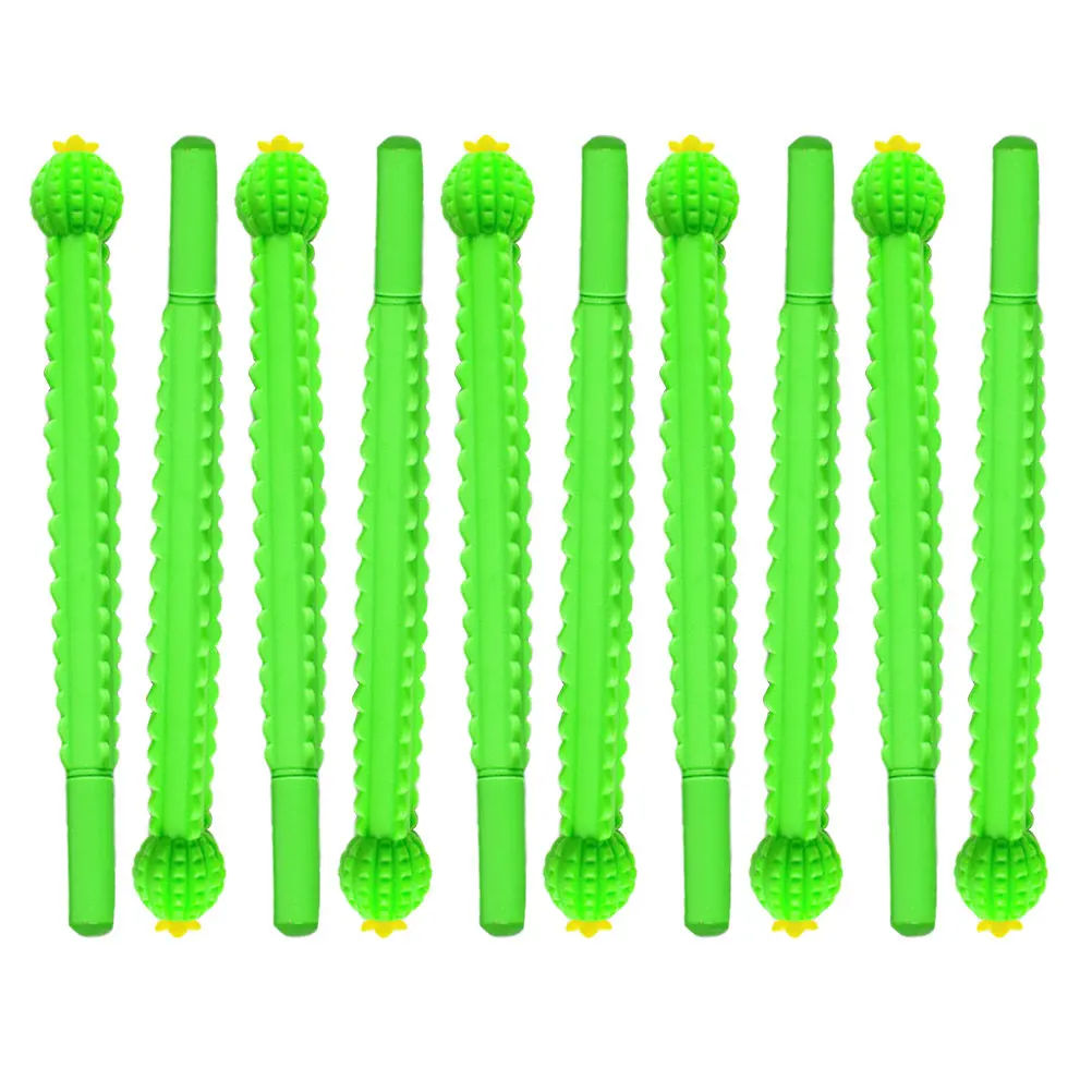 

Cartoon Erasable Gel Pens Adorable Cactus Shaped Annotation 's Multi-color Writing Flower