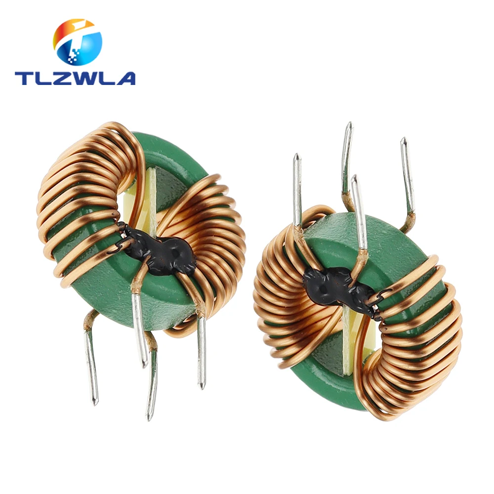 1PCS Common Mode Inductance 22*14*8 2MH 1.0 line Diameter 10A Magnetic Ring inductance Power Supply Filter inductance Coil