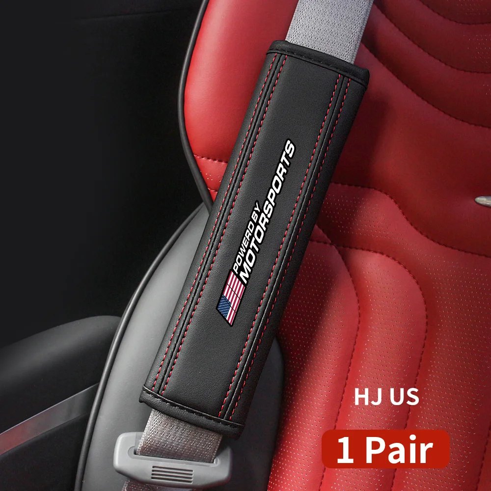 Tri Colors MOTORSPORTS Autosicherheitsgurt Schutz Schulterpolster Abdeckungen für Ford Ranger Focus Kuga Mustang Mondeo Fusion Esco – Detail 7