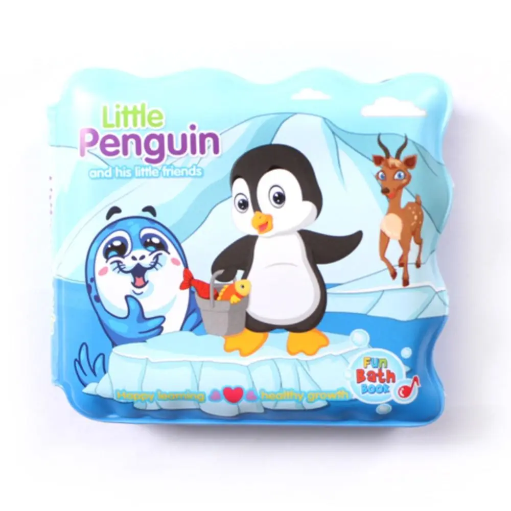Color Changing Waterproof Bathroom Books Bath Books Waterproof Floating Cloth Book Cartoon EVA Water Bathroom Toys