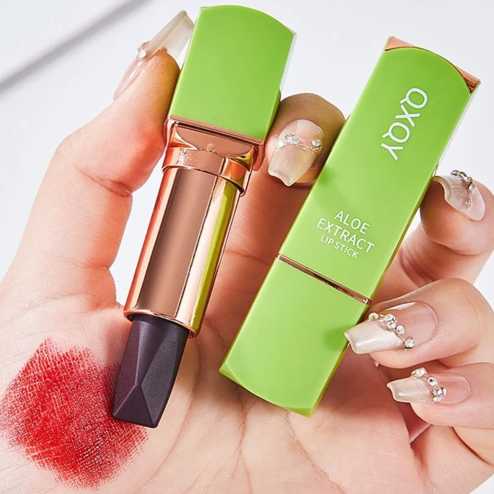 Rouge à lèvres Tri Color imperméable, brillant à lèvres Pseudo naturel, développement des couleurs, tasse antiadhésive, vernis à lèvres nu pour femmes