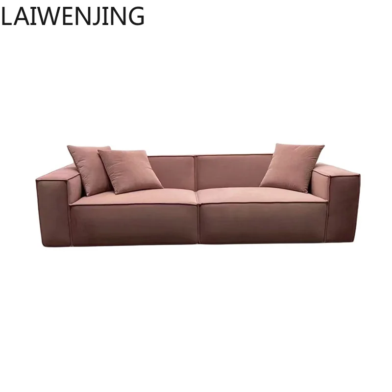

SGF straight row tofu cubes three-seat five-person fabric sofa square sofa
