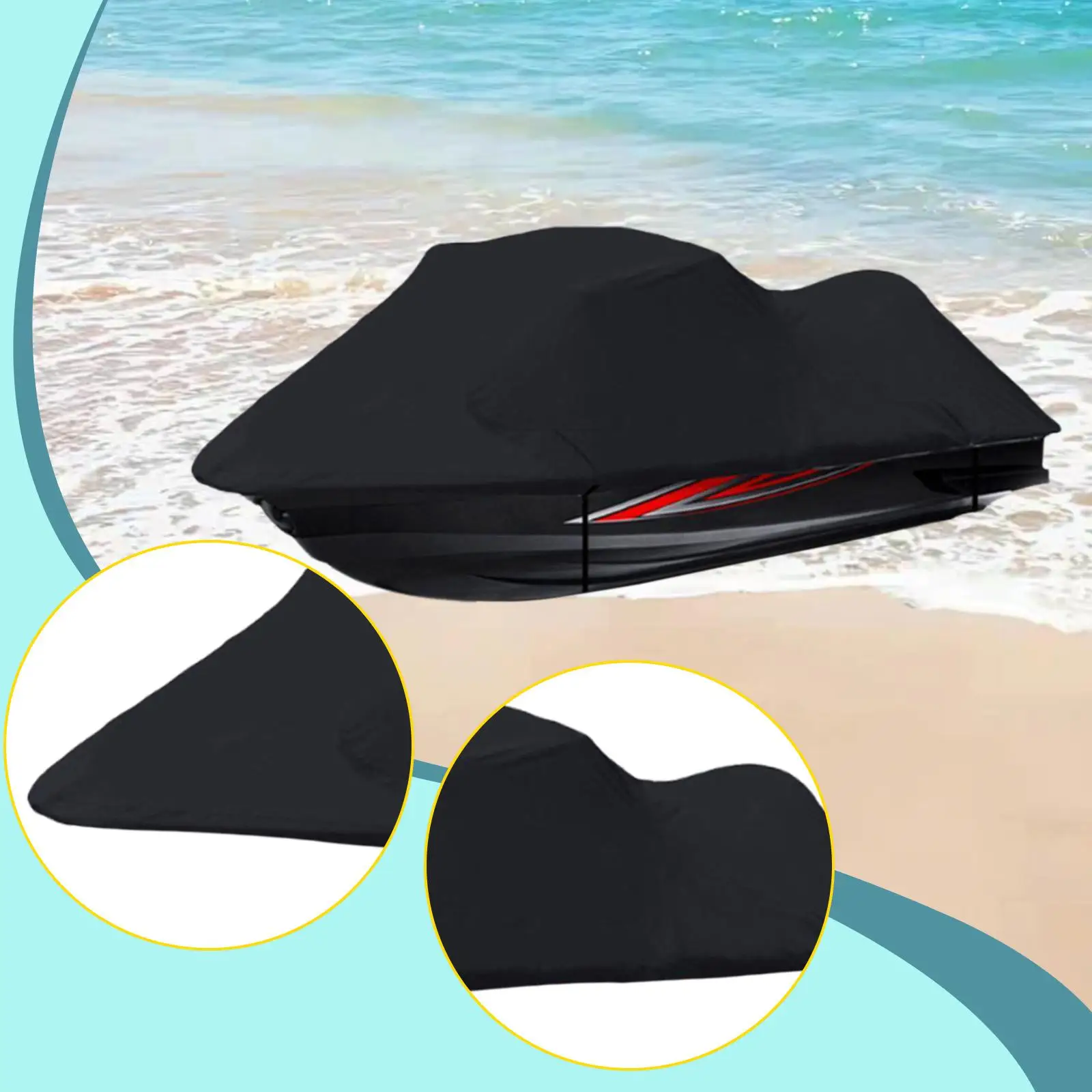 

Чехол для личного водного самолета с прицепом, персональный чехол для хранения водных самолетов, водонепроницаемый, пылезащитный, прочный аксессуар 210D