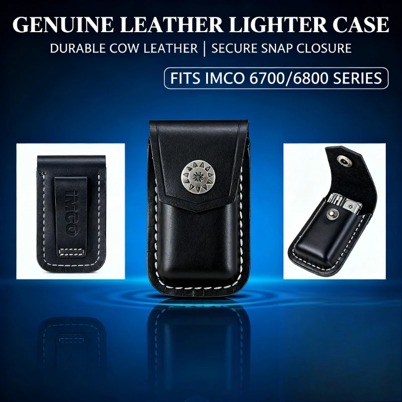 

Timeless IMCO 6700/6800 - Original Model with Genuine Leather Case, Elegant Smoking Accessory & Premium Men’s Gift