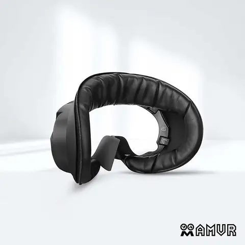 AMVR PU Leather Face Eye Mask Cover for PICO 4/4 Ultra/Pro VR Glasses Protective Cover Accessories