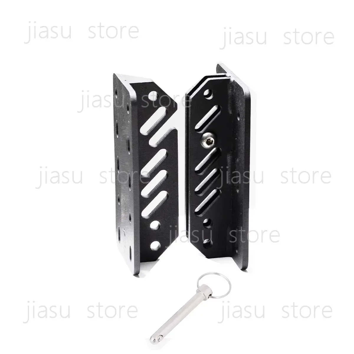 Quick Release Awning Brackets, Heavy Duty Rooftop Tent Connector & Detachable Mounts for Camping Awning