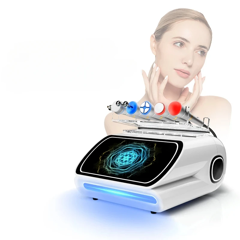 Deep Cleansing Multifunctional 6 In 1 Repair Skin Tightening Face Massager Hydra Facial Machine Salon Home Use Beauty Equipment