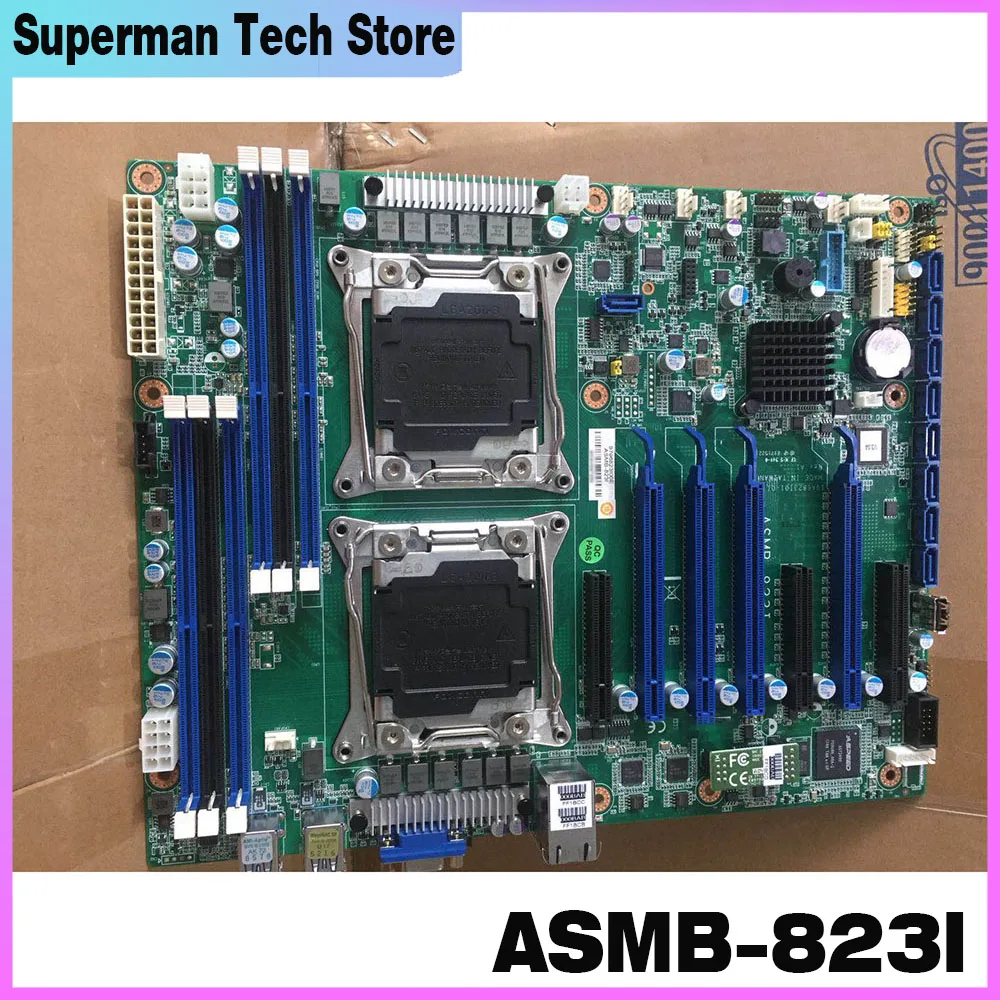 

ASMB-823 для Advantech ASMB-823-00A1E двойная рабочая станция X99, промышленная компьютерная серверная материнская плата ASMB-823I