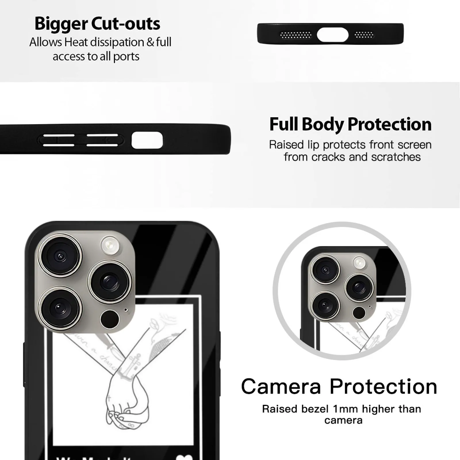 نحن جعلت ذلك سبوتيفي سونغ الزجاج المقسى جراب هاتف آيفون 16 15 14 13 12 11 برو ماكس زائد غطاءنا صنعنا ذلك سبوتيفي #4