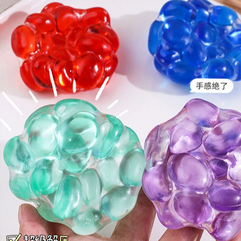 Knuspriger Stressball zur Stresslinderung, Traubenball, Fidget-Spielzeug, Quetschspielzeug für Kinder und Erwachsene, lindert Angstzustände, trainiert die Handflexibilität.