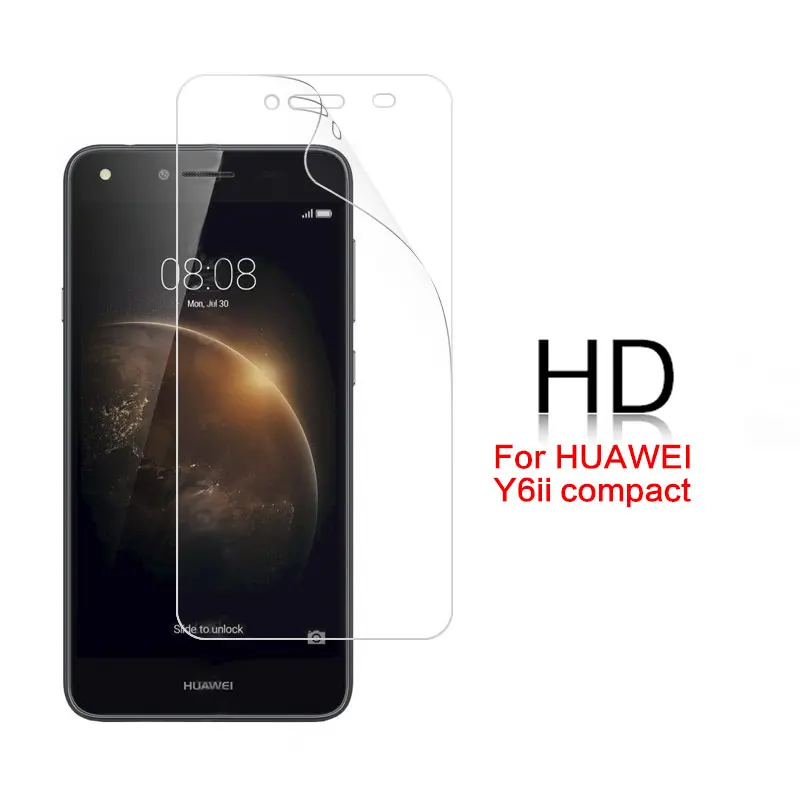 Clear Glossy HD Film For Huawei Y635 Y6ii Compact Y7 Y9 Prime Pro 2017 2018 2019 Matte Film Of Anti-Glare Screen Protector