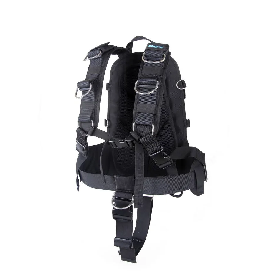 HOTDIVE Scuba diving BCD technical diving soft harness to fit backmount with soft shoulder pad adjustable strap