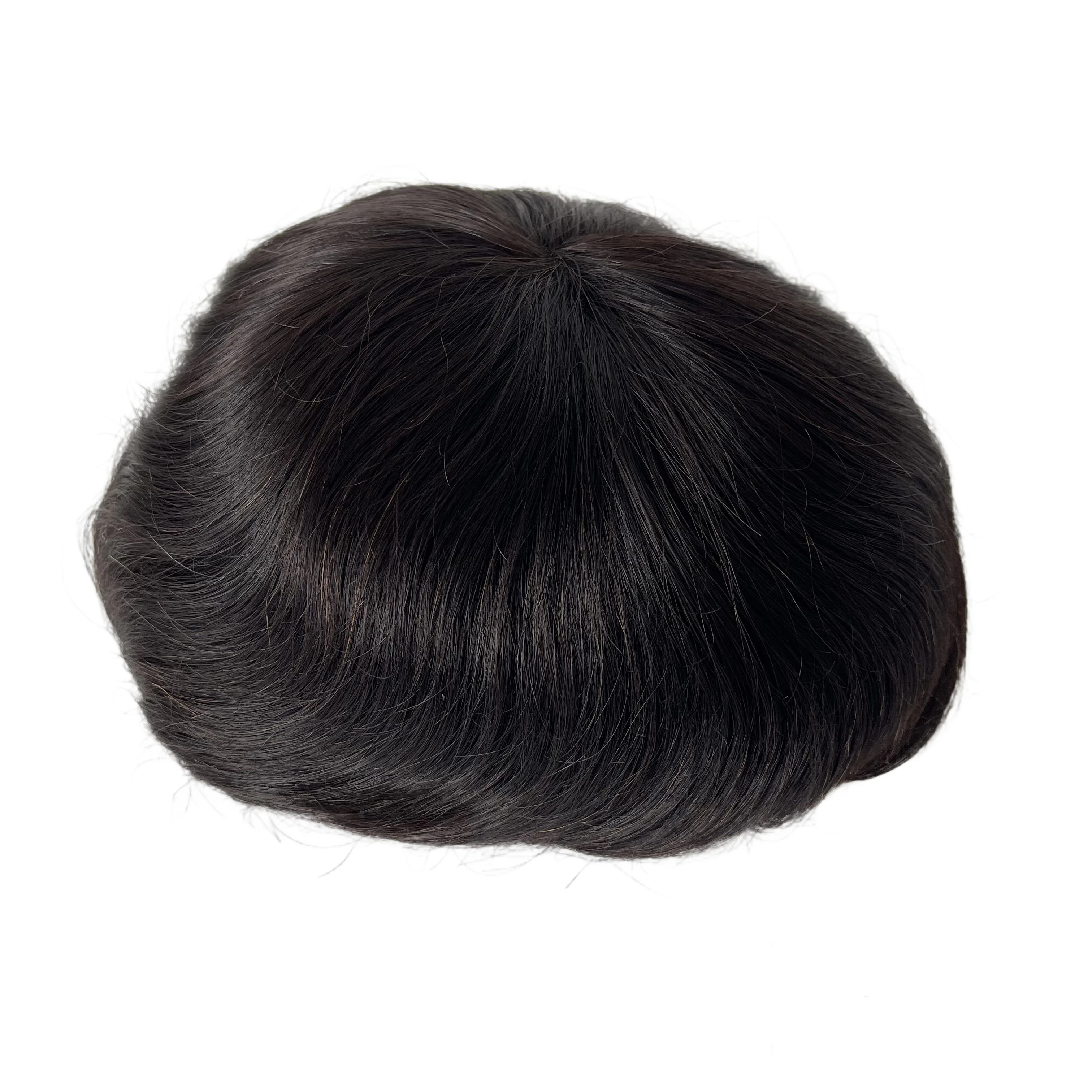 أنظمة الشعر البشري ريمي الهندي # 1b 8x10 شعر مستعار للرجال دانتيل كامل