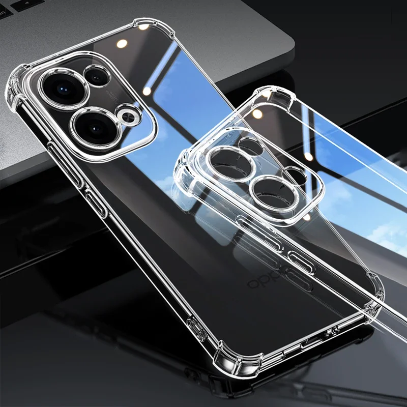 Transparent Cover Case for OPPO Reno 13 Reno13 Pro F FS 13Pro 13F Reno13F S 5G Soft Phone Case