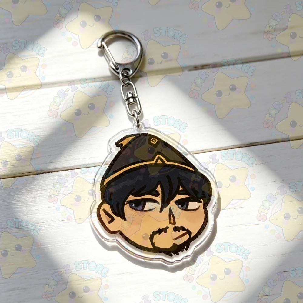 Cute Cartoon Witch Hat Atelier Olruggio Qifrey Keychains Jewelry Manga Game Fans Gifts view 3