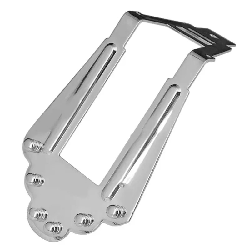 Picture 5: ABLB-Replacement Guitar Tailpiece Bridge With Screws For Jazz And Folk Acoustic Guitars Designed To Improve And Performance C