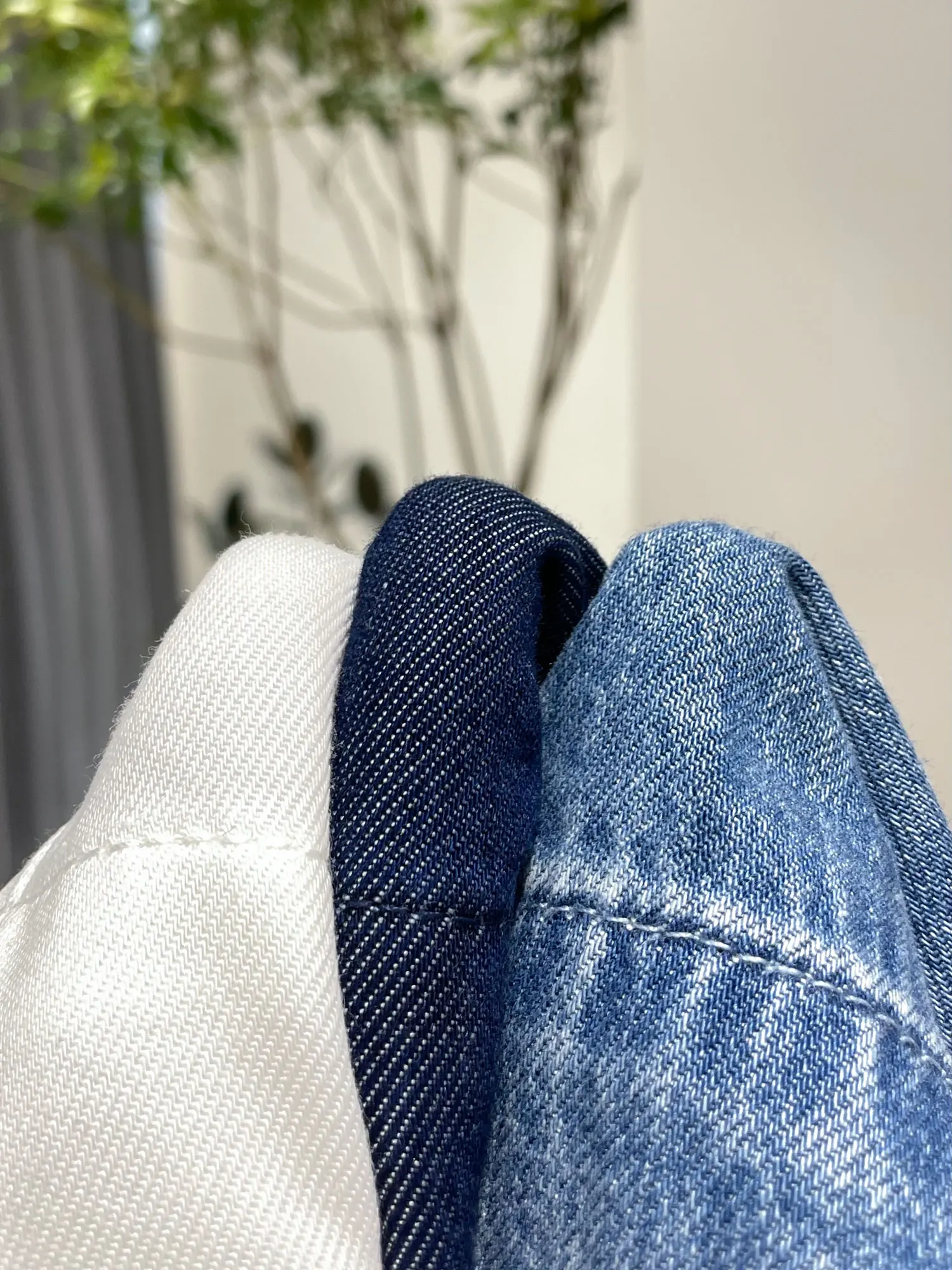 Jeans drappeggiati in seta coreano Sle vita alta gamba dritta casual colore puro estate nuovo arrivo denim elastico in vita lungo fino al pavimento