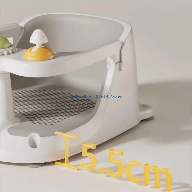 온도 디스플레이 욕조 시트가 포함 된 B2QD 베이비 욕조 좌석 등받이 지원을 제공합니다.