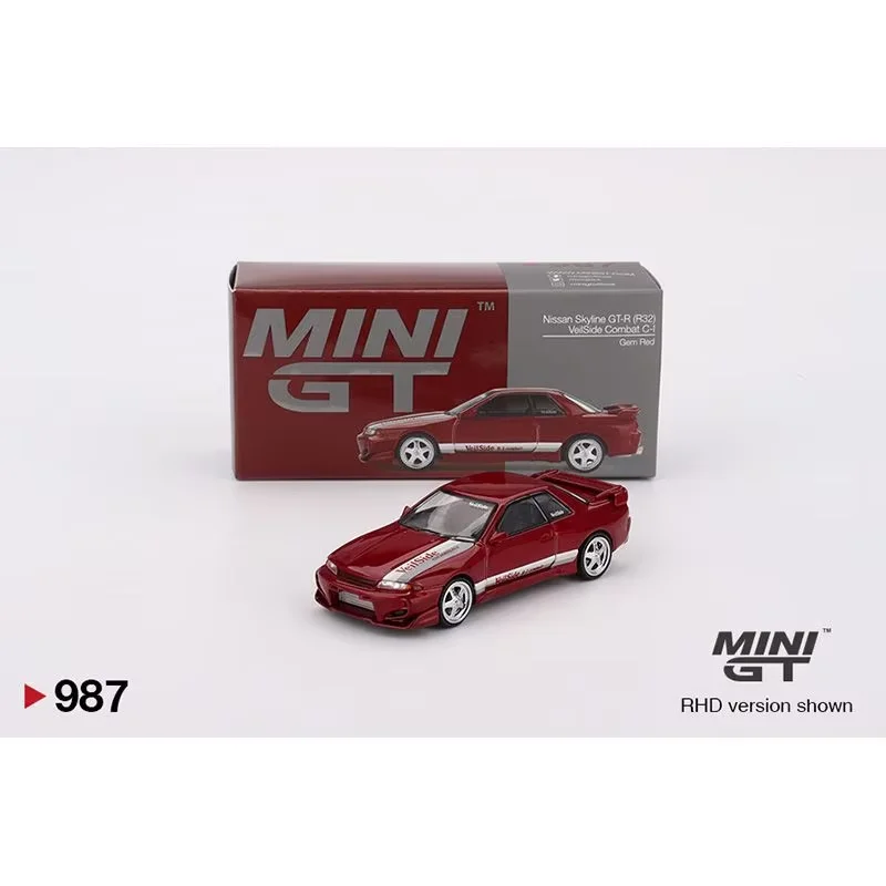 

MINIGT 1:64 Alloy Nissan Skyline GTR R32 VeilSide Small Scale Car Model
