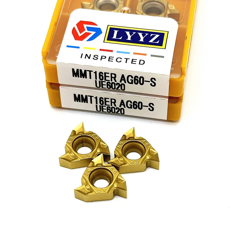 MMT16ER AG60 S MMT16IR AG60 S VP15TF UE6020 Pressed เครื่องมือคาร์ไบด์เครื่องมือโลหะเครื่องมือ16 ER AG60 UE6020ตัดเครื่องมือ