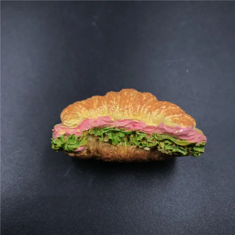 Peking Duck Pizza Hot Dog Buns Hamburgers Palatable Food Refrigerator Magnets Delicate Workmanship 3d Magnet Fridge Crafts Gift